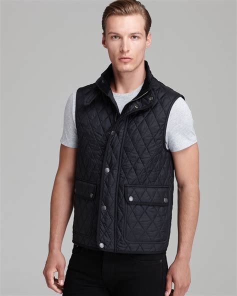 burberry vest black